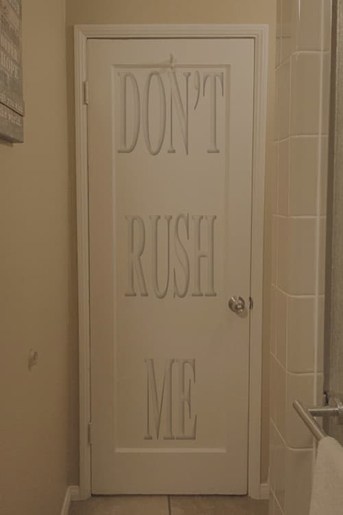 Don't Rush Me